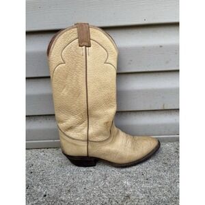 Nocona Made In USA Western Cowboy‎ Rancho Leather Boots Mens 7D